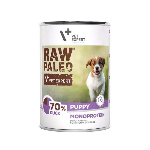 Raw Paleo Puppy konservai šuniukams su antiena, 400 g