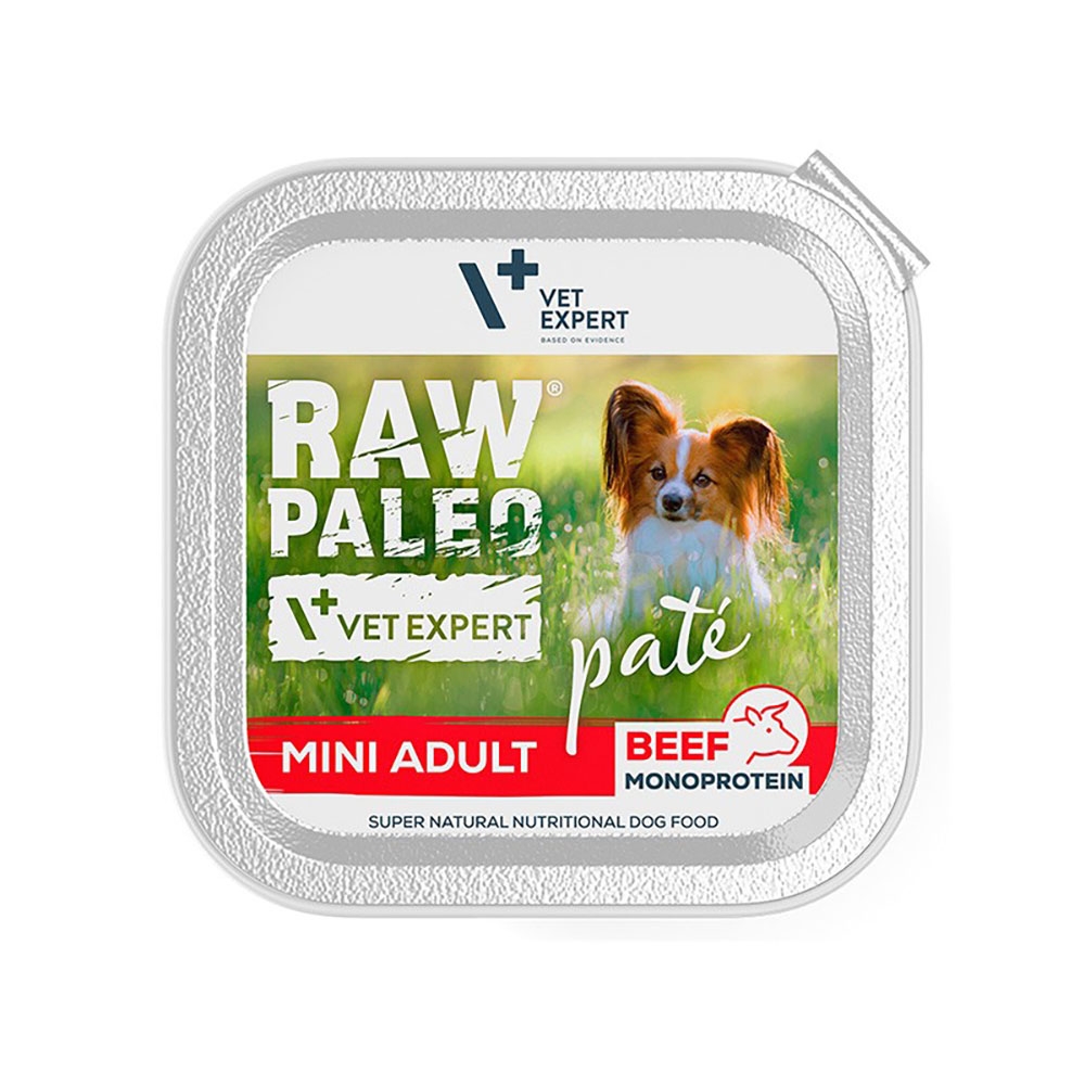 Raw Paleo Pate Mini Adult paštetas šunims su jautiena, 150 g -  3