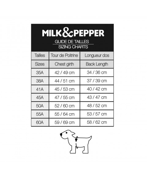 Milk&Pepper Hamilton lietpaltis, 41-A dydis, juodas -  2