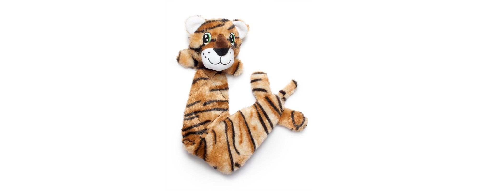 Beeztees Flatinos Tiger žaislas šunims 53 cm, rudas -  2