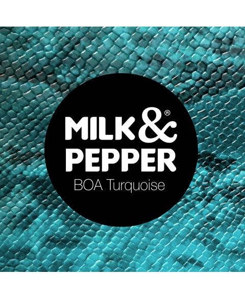 Milk&Pepper Boa antkaklis katėms, 30 cm, mėlynas -  3