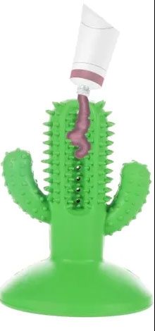 Flamingo Cactus guminis žaislas šunims, žalias -  2