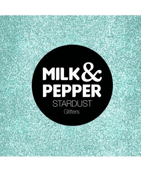 Milk&Pepper Stardust pavadėlis, 120cm/15mm, melsvas -  3