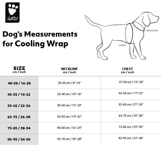 Hurtta Cooling Wrap vėsinanti liemenė, 65-75 cm, žydra -  2