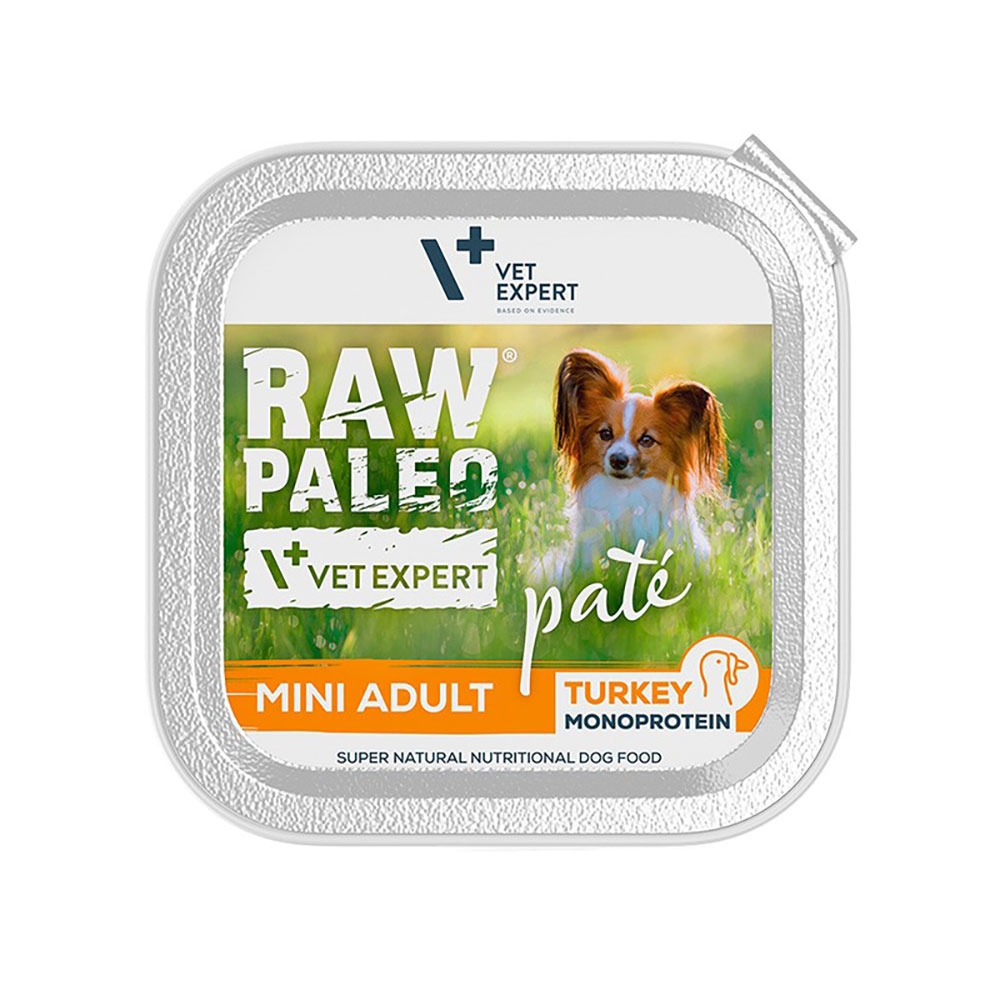 Raw Paleo Pate Mini Adult paštetas šunims su kalakutiena, 150 g -  3