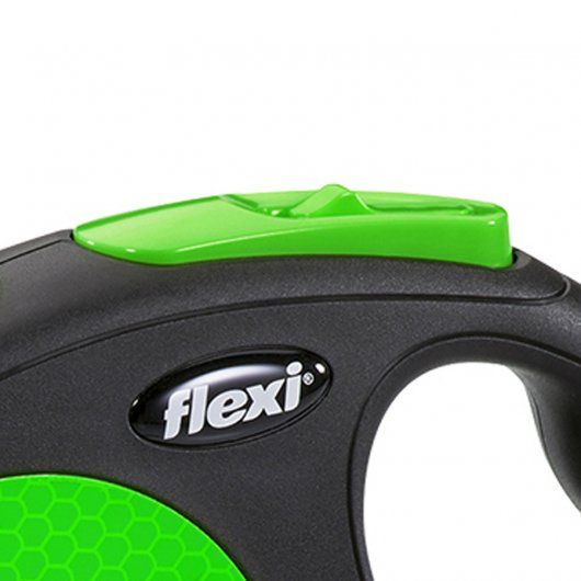 Flexi Neon automatinis juostinis pavadėlis S/5 m, žalias -  3