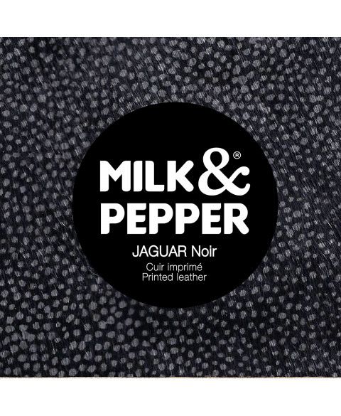 Milk&Pepper Jaguar odinis pavadėlis, 120x1,5 cm, juodas -  2