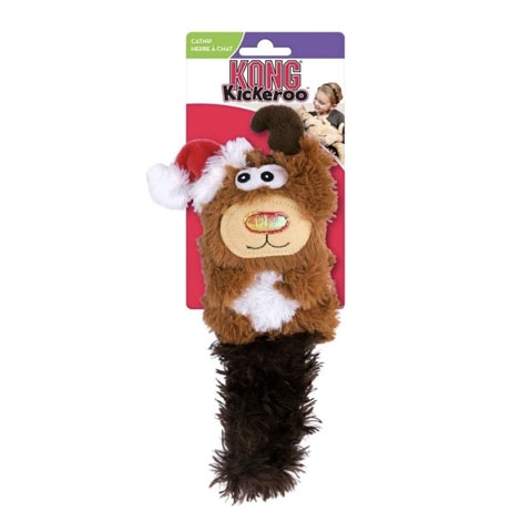 KONG Holiday Kickeroo Character žaislas katėms, 22 cm, įv. spalvų -  3