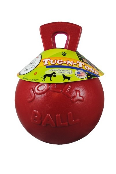 Schulze Tug N Toss kamuolys su rankena, 25 cm, raudonas -  2