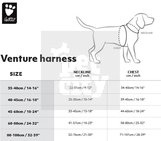 Hurtta Venture petnešos šunims, šviesiai žalios, 80 -100 cm -  2