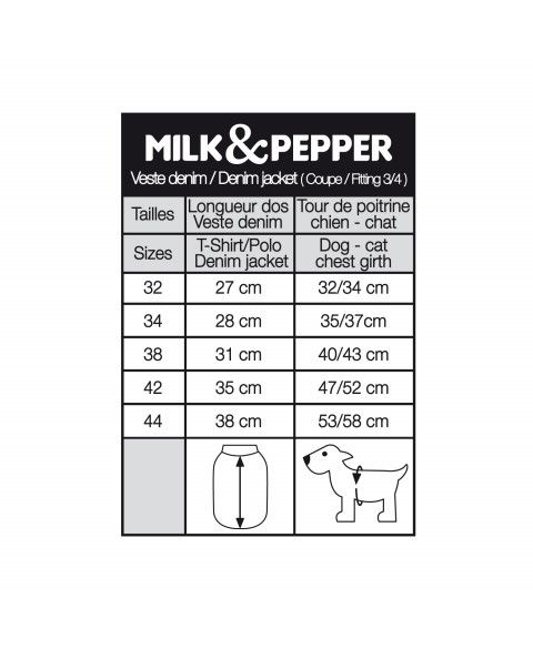 Milk&Pepper striukė denim Western, dydis 40 -  2